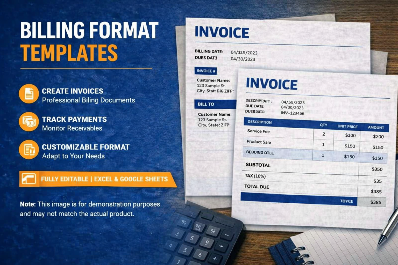 Billing Format Template – Temp La