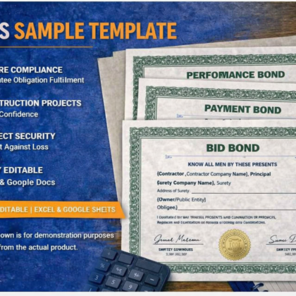 Bonds Sample Templates