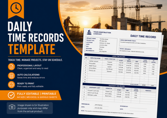Daily Time Records Templates