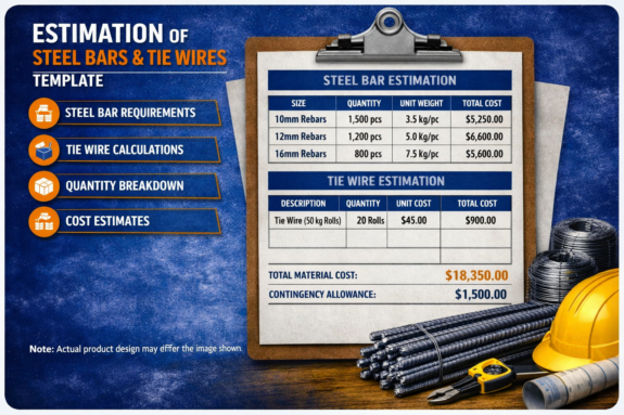 Estimation of Steel Bars and Tie wires