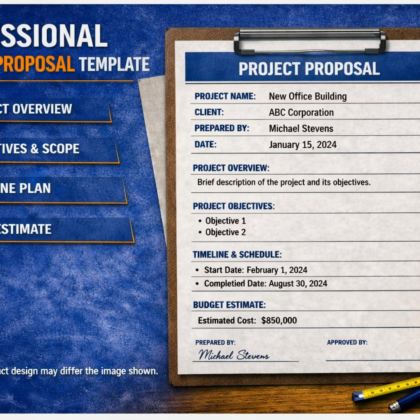 Professional Project Proposal Template