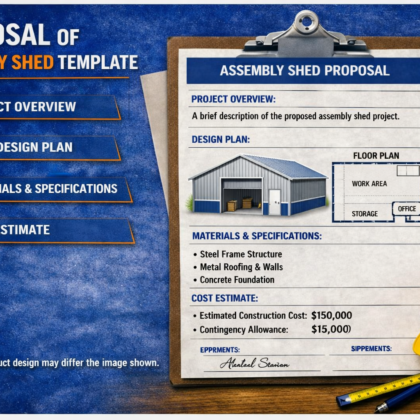 Proposal of Assembly Shed Template