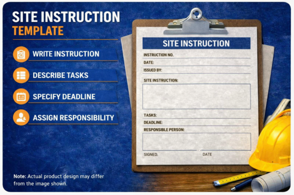 Site Instruction Template